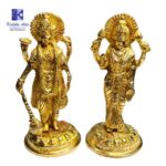 Brass Laxmi Narayan Idol Fine Quality 7 Inch