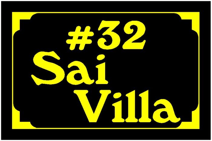 '*Customized Granite House Name Plate 6X9*' - Image 2