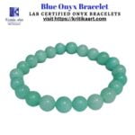 Amazonite Blue Onyx Quartz Bracelet