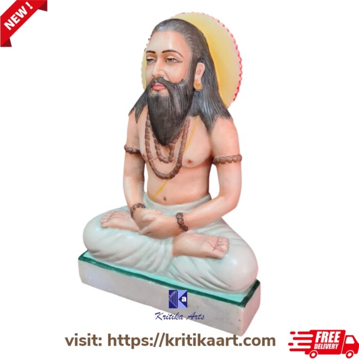 Guru Ghasidas Marble Statue 12 inch Size - Image 2