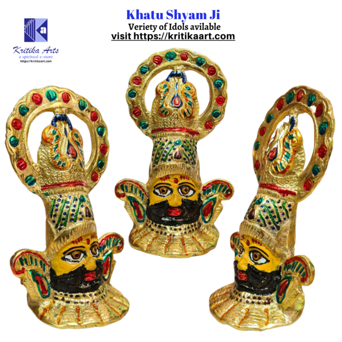 "Baba Khatu Shyam ji Metal statue - Image 3